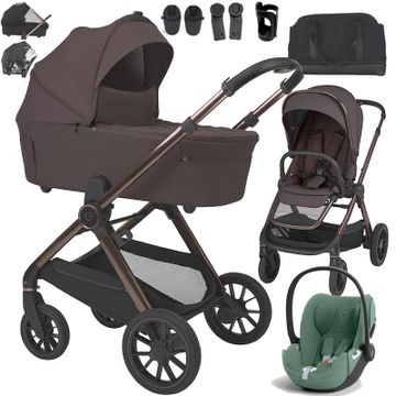 Espiro CODE wózek 3w1 + fotelik Cybex CLOUD T i-Size