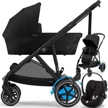 Cybex E-GAZELLE S 2w1 + CLOUD G + BASE G + adaptery wózek 5w1