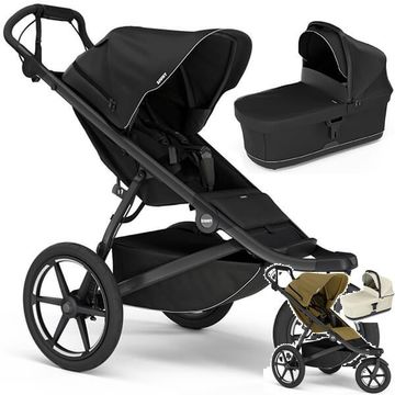 Thule URBAN GLIDE 3 wózek 3w1 + fotelik Maxi Cosi PEBBLE 360 PRO 2