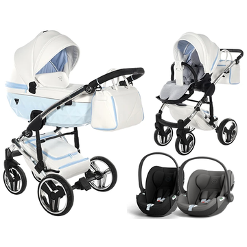 JUNAMA CANDY V3 wózek 3w1 z fotelikiem CYBEX CLOUD T i-Size