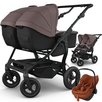 TFK DUO COMBI wózek bliźniaczy 3w1 + 2 foteliki Maxi Cosi PEBBLE SLIDE PRO