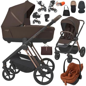 Espiro MILOO 2.0 wózek 3w1 + fotelik Maxi Cosi PEBBLE SLIDE PRO