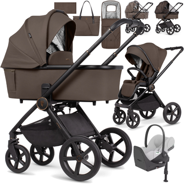 Venicci UPLINE 2 wózek 4w1 z fotelikiem Cybex CLOUD T i-Size + baza