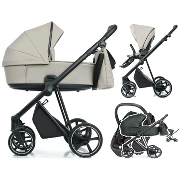 ROAN IVI 2.0 wózek 3w1 + fotelik Maxi Cosi CORAL 360