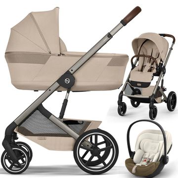 Cybex BALIOS S LUX gondola FOLD wózek 3w1 + fotelik Cybex CLOUD S i-Size