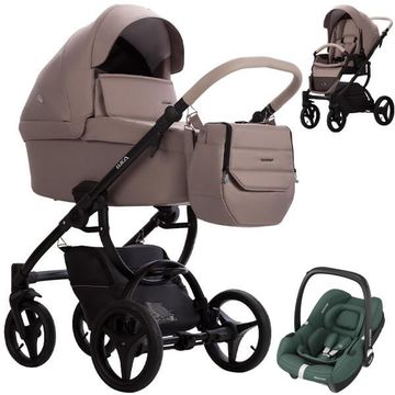 BEBETTO LUCA wózek 3w1 z fotelikiem MAXI COSI CABRIO FIX i-Size