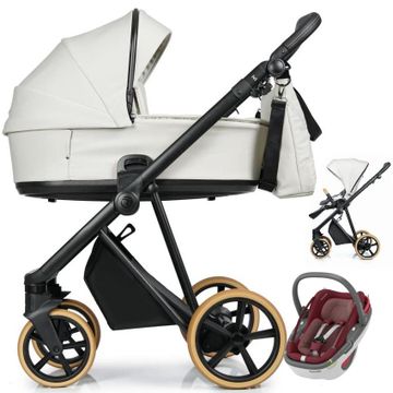 ROAN IVI 2.0 wózek 3w1 + fotelik Maxi Cosi CORAL 360