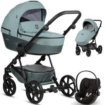 TUTIS VIVA 5+ wózek 3w1 z fotelikiem Cybex CLOUD G i-Size