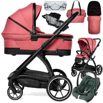 Muuvo TRICK wózek 3w1 z fotelikiem Maxi Cosi CABRIO FIX i-Size