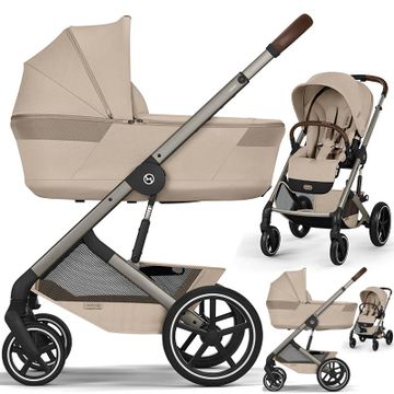 Cybex BALIOS S LUX FOLD wózek 4w1 + Cybex CLOUD T PLUS + baza T