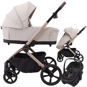Adamex COMO wózek 3w1 + fotelik Maxi Cosi CORAL SLIDE PRO