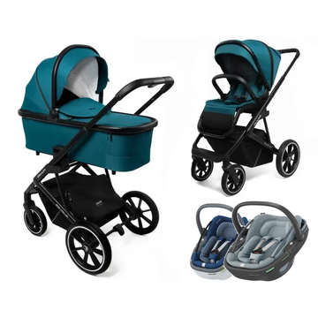 Muuvo SLICK 2.0 wózek 3w1 z fotelikiem Maxi Cosi CORAL 360
