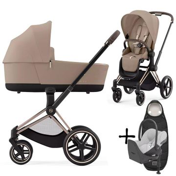 Cybex PRIAM 4.0 wózek 4w1 + fotelik Cybex CLOUD T i-SIze + baza T
