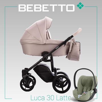 BEBETTO LUCA PRO wózek 3w1 z fotelikiem CYBEX CLOUD T i-Size