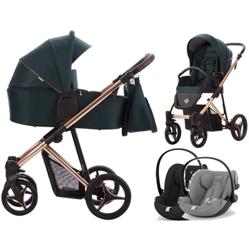 BEBETTO FLAVIO PREMIUM CLASS wózek 3w1 z fotelikiem Cybex CLOUD G i-Size