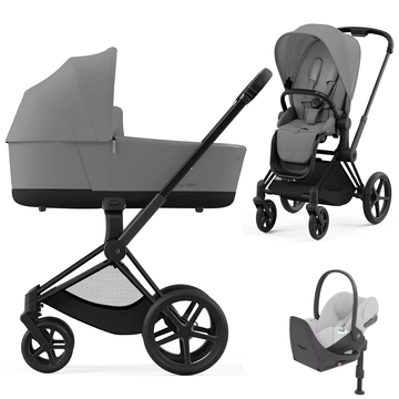 Cybex PRIAM 4.0 WÓZEK 4W1 + fotelik Cybex CLOUD T i-SIze + baza T