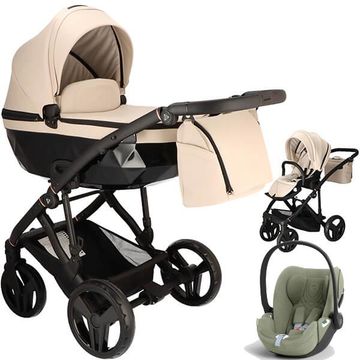 Junama CLASSIC wózek 3w1 z fotelkiem Cybex CLOUD T i-Size