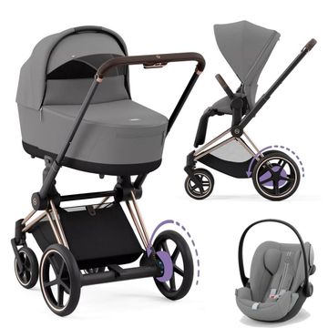 Cybex e-PRIAM 4.0 wózek elektryczny 3w1 + fotelik CLOUD G i-Size