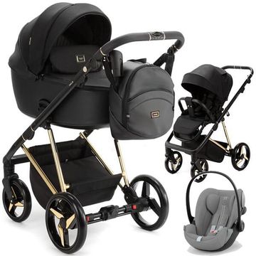 Adamex BLANC SPECIAL EDITION wózek 3w1 z fotelikiem Cybex CLOUD G i-Size