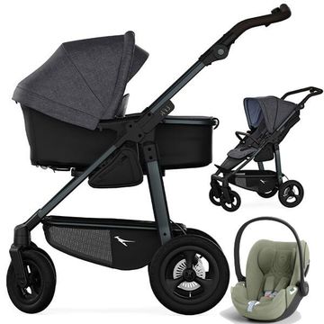TFK MONO 4 wózek 3w1 z fotelikiem Cybex CLOUD T i-Size