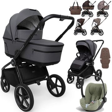 Muuvo FOLD wózek 3w1 + fotelik Cybex CLOUD T i-Size