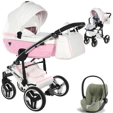 JUNAMA CANDY V3 wózek 3w1 z fotelikiem CYBEX CLOUD T i-Size