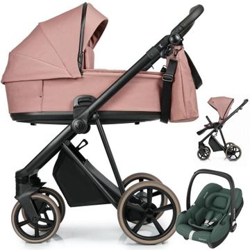 ROAN IVI 2.0 wózek 3w1 + fotelik Maxi Cosi CABRIO FIX i-Size