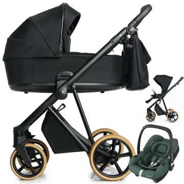 ROAN IVI 2.0 wózek 3w1 + fotelik Maxi Cosi CABRIO FIX i-Size