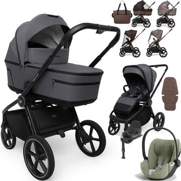 Muuvo FOLD wózek 4w1 + fotelik Cybex CLOUD T + baza T