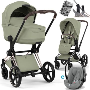 Cybex e-PRIAM 5.0 STYLE wózek 3w1 + fotelik Cybex CLOUD G3 i-Size