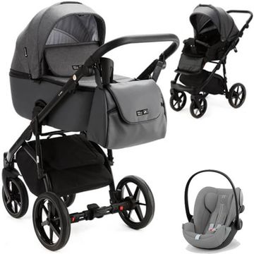 Adamex NOLA Standard wózek 3w1 z fotelikiem Cybex CLOUD G i-Size