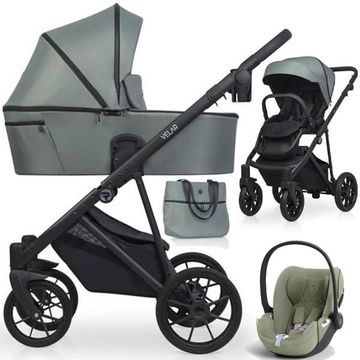 Riko VELAR wózek 3w1 z fotelikiem Cybex CLOUD T i-Size