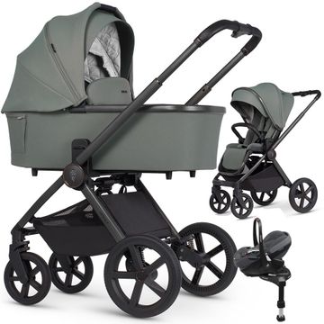Venicci TINUM UPLINE 2 wózek 4w1 + Maxi Cosi PEBBLE 360 PRO 2 + baza 