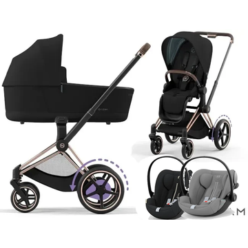 Cybex e-PRIAM 4.0 wózek elektryczny 3w1 + fotelik CLOUD G i-Size