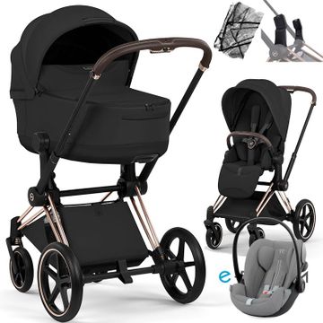Cybex e-PRIAM 5.0 STYLE wózek 3w1 + fotelik Cybex CLOUD G i-Size