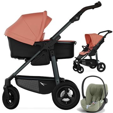 TFK MONO 4 wózek 3w1 z fotelikiem Cybex CLOUD T i-Size