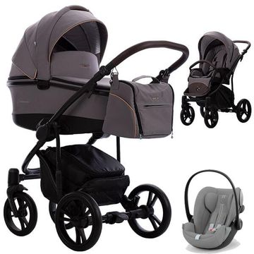 Bebetto BRESSO ONYX wózek 3w1 z fotelikiem Cybex CLOUD G i-Size