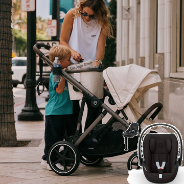 Cybex E-GAZELLE S 2w1 + CLOUD G + BASE G + adaptery wózek 5w1