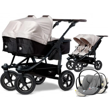 TFK DUO 2 COMBI wózek 3w1 z 2 fotelikami CYBEX CLOUD G i-Size