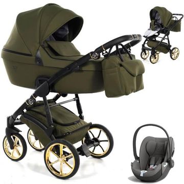 JUNAMA TERMO LINE TEX wózek 3w1 z fotelikiem CYBEX CLOUD T i-Size