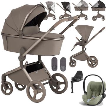 Anex FLO wózek 4w1 + fotelik Cybex CLOUD T i-SIze + baza T