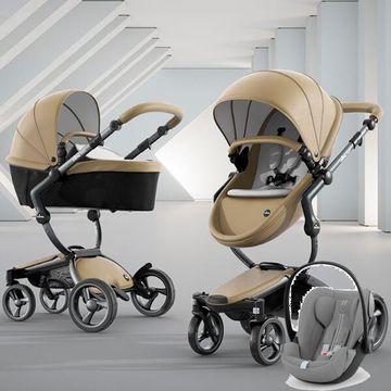 MIMA XARI 4G LATTE wózek 3w1 + fotelik Cybex CLOUD T i-Size