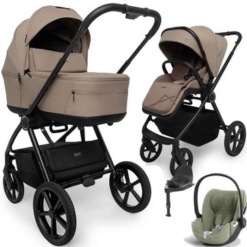 Muuvo ONE wózek 4w1 + fotelik Cybex CLOUD T + baza T