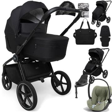 Muuvo FIVE wózek 4w1 + fotelik Cybex CLOUD T + baza T