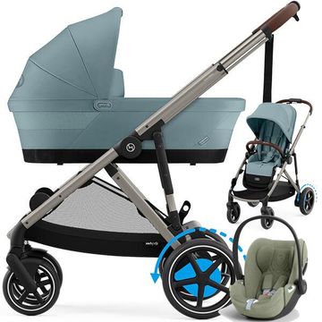 CYBEX E-GAZELLE S wózek 3w1 + fotelik Cybex CLOUD T