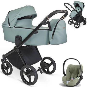 Ibebe GLOSS wózek 3w1 z fotelikiem Cybex CLOUD T i-Size