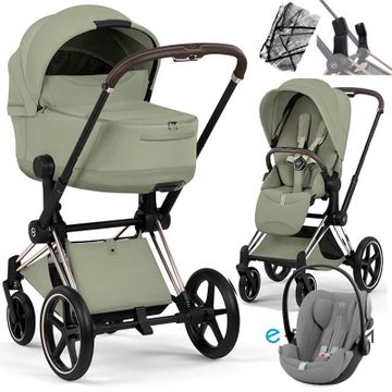 Cybex e-PRIAM 5.0 STYLE wózek 3w1 + fotelik Cybex CLOUD G i-Size