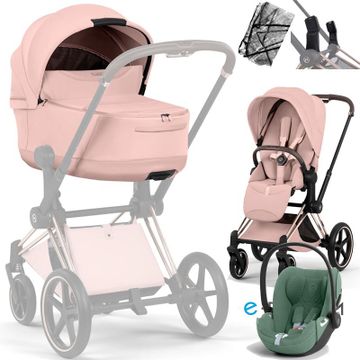 Cybex e-PRIAM 5.0 STYLE wózek 3w1 + fotelik Cybex CLOUD T i-Size
