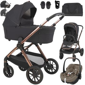 Espiro CODE wózek 3w1 + fotelik Maxi Cosi PEBBLE 360 PRO 2