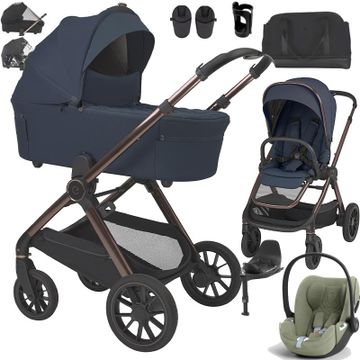 Espiro CODE wózek 4w1 + fotelik Cybex CLOUD T i-Size + baza